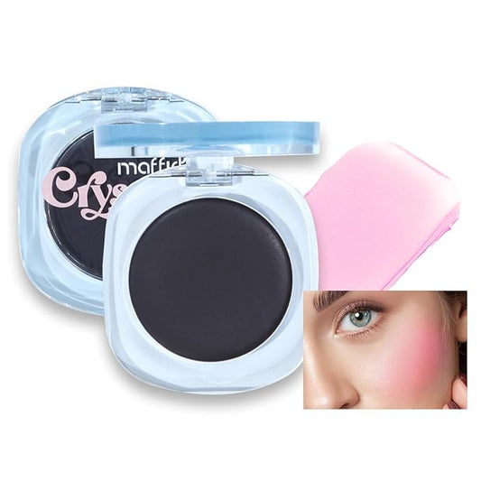 Black Cream Blush,Color Changing Blush for Cheeks and Lips Tint Magic Black PH Temperature Changing Face Tint Stain Blush Blendable Dewy & Natural Finish for All Skin Tones (02# Black)