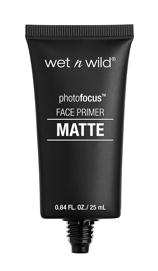 wet n wild Face Primer Photo Focus Matte Face Primer Clear, Perfect Prep & Matte Finish, Extends Makeup Wear, Weightless Hydration with Aloe Vera & Vitamin E, Cruelty-Free - Partners in Prime
