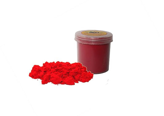 IS4A Pure Indian Dark Red kumkum Powder (Sindoor, kumkuma, Kum Kum) For Pooja, Makeup And Other Hindu Rituals (Dark Red 0.90 Ounces)