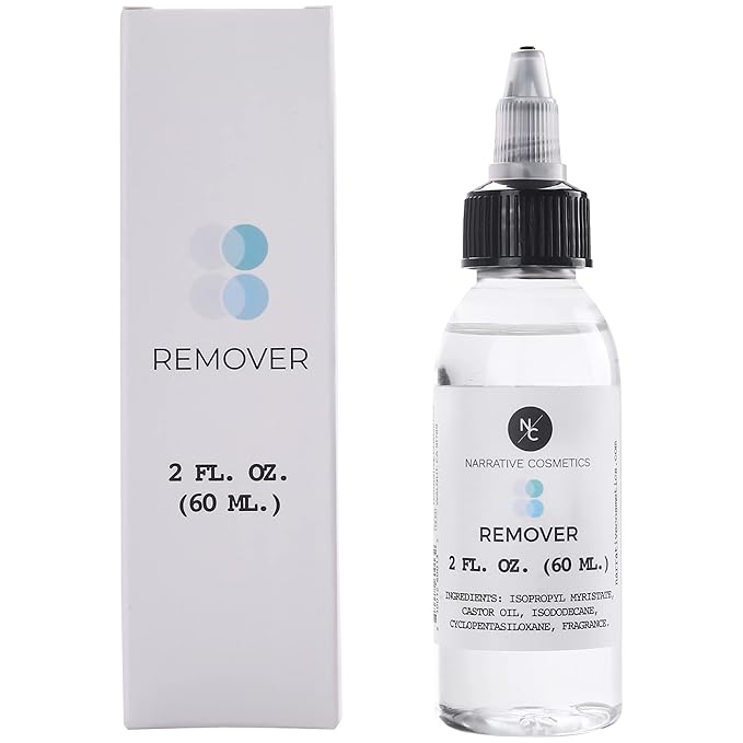 Alcohol Free Makeup Remover for Alcohol Activated Makeup - Perfect for Special FX, Theater, Film, and Halloween - 2 Fl Oz (60 ml)