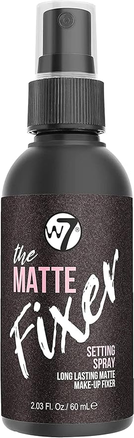 W7 The Fixer Makeup Setting Spray - Matte Finish - Long-Lasting, Ultra-Fine Formula - Cruelty Free and Vegan - 2 Pack