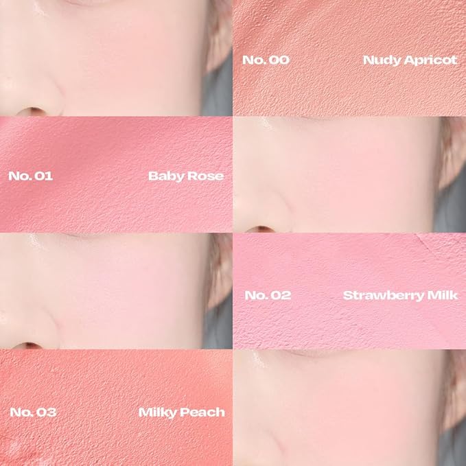 Lip Potion Sugar Glaze No.4 Peach Ball & Balmy Cream Cheek No.3 Milky Peach