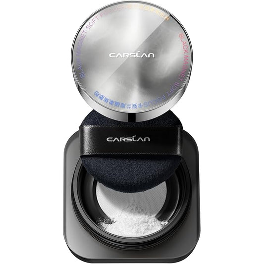 Black Magnet Soft Focus Make Up Powder, Waterproof Loose Setting Powder, 24H Longlasting, Oil Control, Talc-Free Face Powder, 02 Translucent For Oily Skin, 0.28Oz
