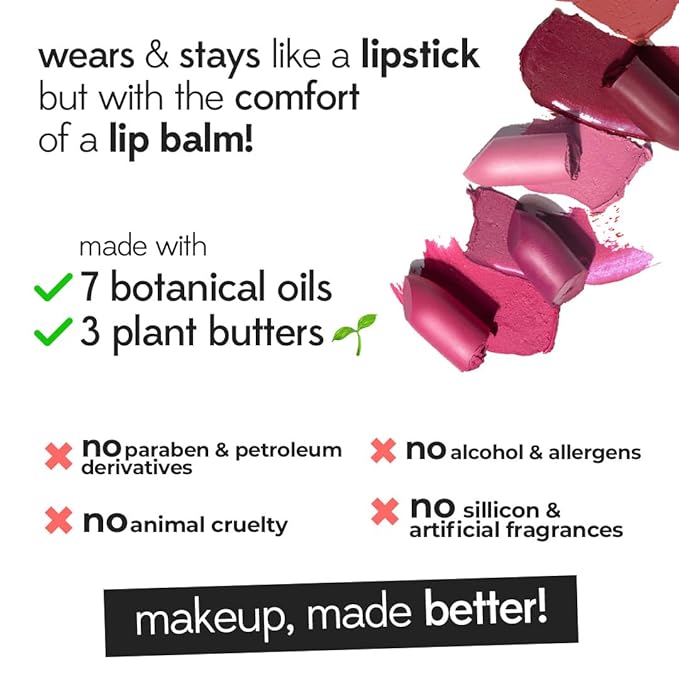 RUBY'S ORGANICS Semi-Matte Lipstick for Women, Hydrating and Highly Pigmented, Moisturizing & Non Drying, Lightweight & Long Lasting Formula, Lip Makeup, Paraben-Free, Nude Nuddy, 3.7g