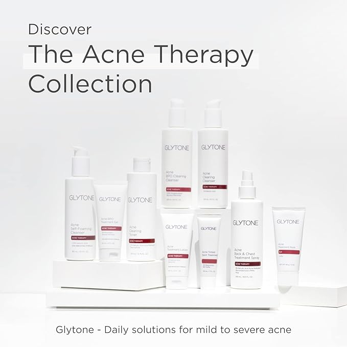 Glytone Acne Spot Treatment Face Cream with 8% Sulfur & 2% Resorcinol, Tinted Acne Treatment for Teenagers, Conceals Blemishes, 1 oz