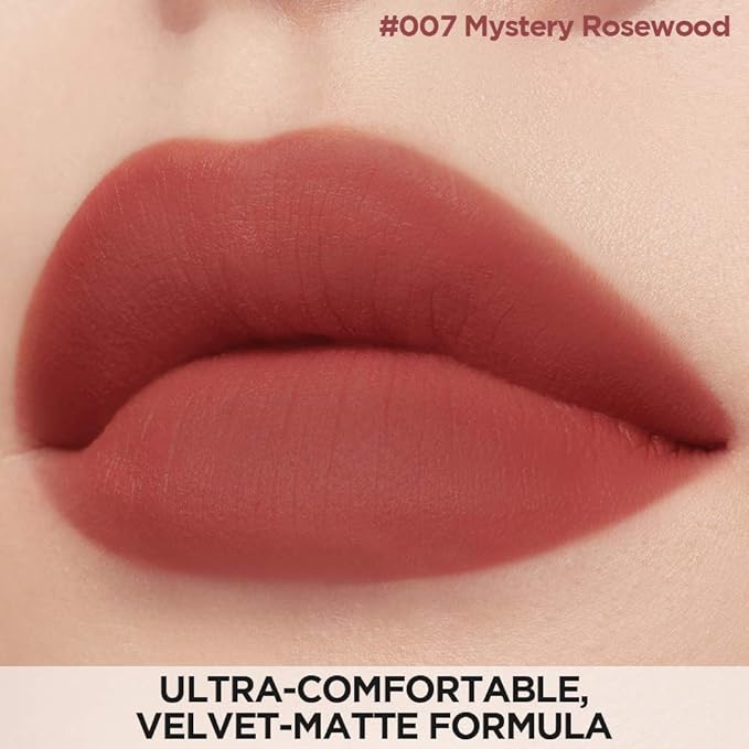 I'M MEME Lip Gloss - I'm Mystery Blur Tint | Highly-pigmented, Hydrating, Velvet Finish, Creamy, 007 Mystery Rosewood, 0.10 Oz