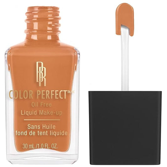 Black Radiance Color Perfect Liquid Full Coverage Foundation Makeup, Clove, 1 Ounce