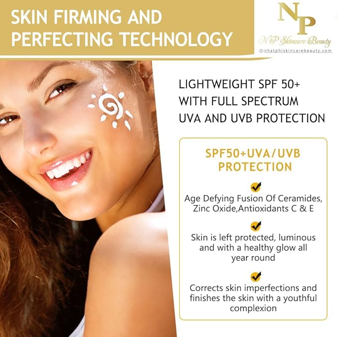 Tinted Moisturizer with SPF50+ for Youthful Radiance and Advanced UV Protection, 16 oz.
