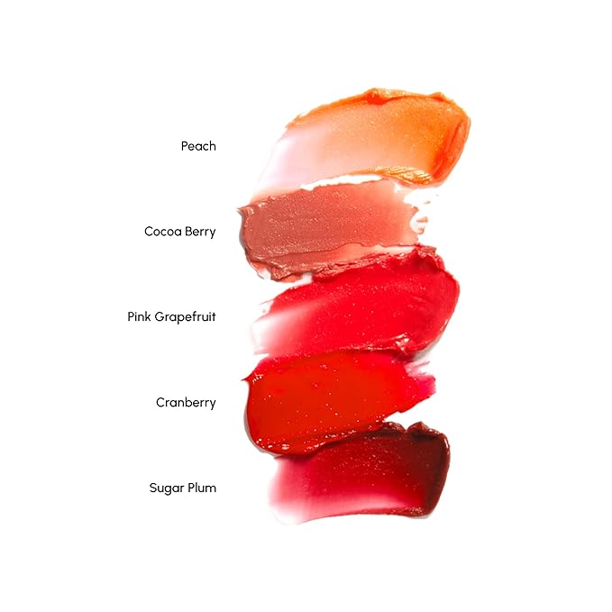 100% PURE Lip & Cheek Tint (Fruit Pigmented), Cranberry Glow, Long Lasting Lip and Blush Stick, Natural Makeup, Lip Tint, Cream Blush (True Cranberry Red Color) - 0.26 Oz