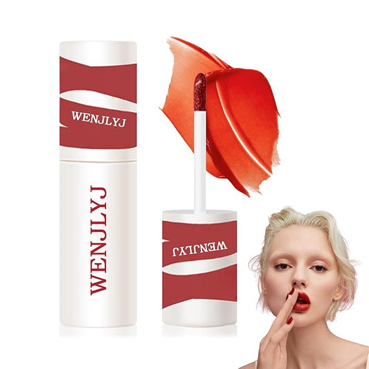 Lip Tint Stain Set,Mini Velvet Lip Tint Watery Lip Stain Long Lasting Waterproof Moisturizing Lip & Cheek Tint,Hydrating,Natural Glossy Liquid Lipstick Lip Gloss Kits for Women (set H)