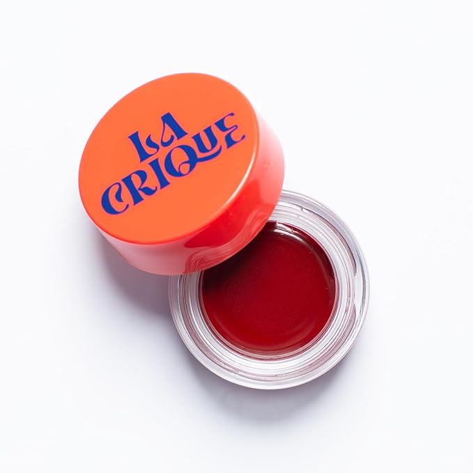 Lip and Cheek Balm - Cream Blush & Tinted Lip Balm - Infused with Hyaluronic Acid + Vitamin C - LightWeight Cream Makeup and Skincare - 99% Natural Ingredients - Vegan – Garnet
