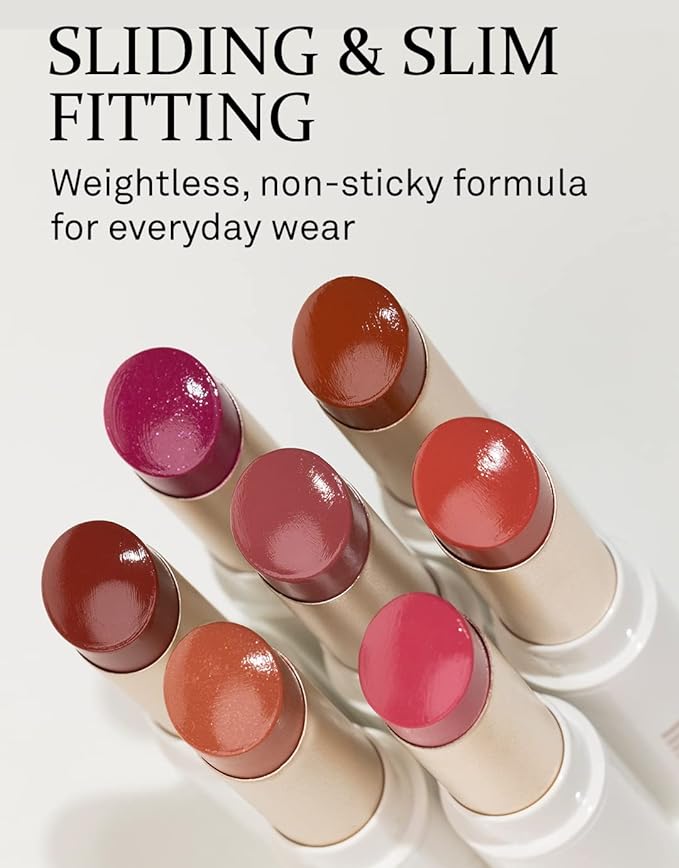 HINCE Mood Enhancer Lip Glow, Moisturizing Lip Balm with Shea Butter & Sweet Almond, Non-Sticky and Long-lasting Tinted Lip Tint with Buttery Balm Texture for Neutral Color 0.2oz. (1, IMPASSIONED, 05)