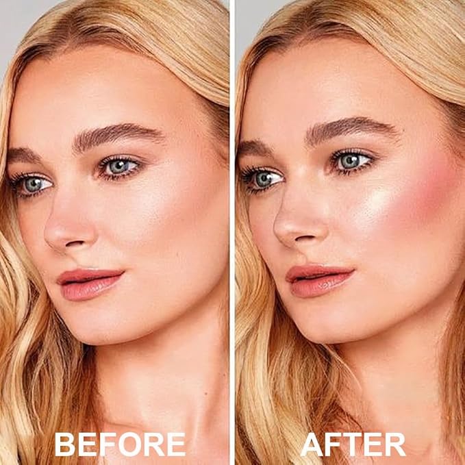 Blush Stick, Multi-use Blush Stick for Cheeks, Eyes, Lips, Silky Creamy Face Stick for Old Women & Mature Skin, Blendable and Buildable Color, Long Lasting Waterproof Non-greasy Formula (#12, Blush)