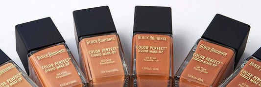 Black Radiance Color Perfect Liquid Full Coverage Foundation Makeup, Rum Spice, 1 Ounce (Pack of 2)
