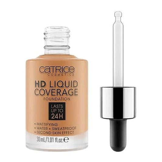 Catrice | HD Foundation 65 & The Perfector Poreless Blur Primer Bundle | Full Coverage Makeup | Vegan & Cruelty Free