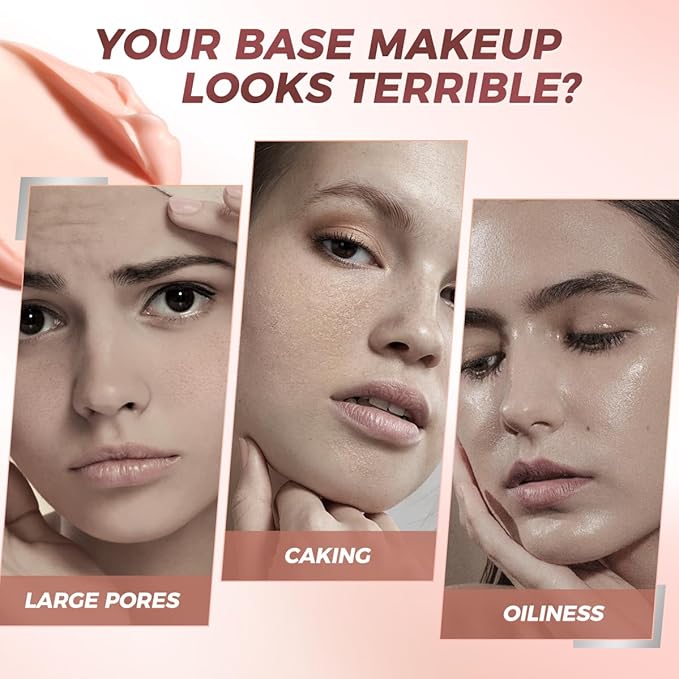 SACE LADY Mattifying Primer Blurs Pores and Fine Lines, Smooths & Hydrates Skin, Helps Foundation Base Makeup Longer for Lasting Matte Natural Finish