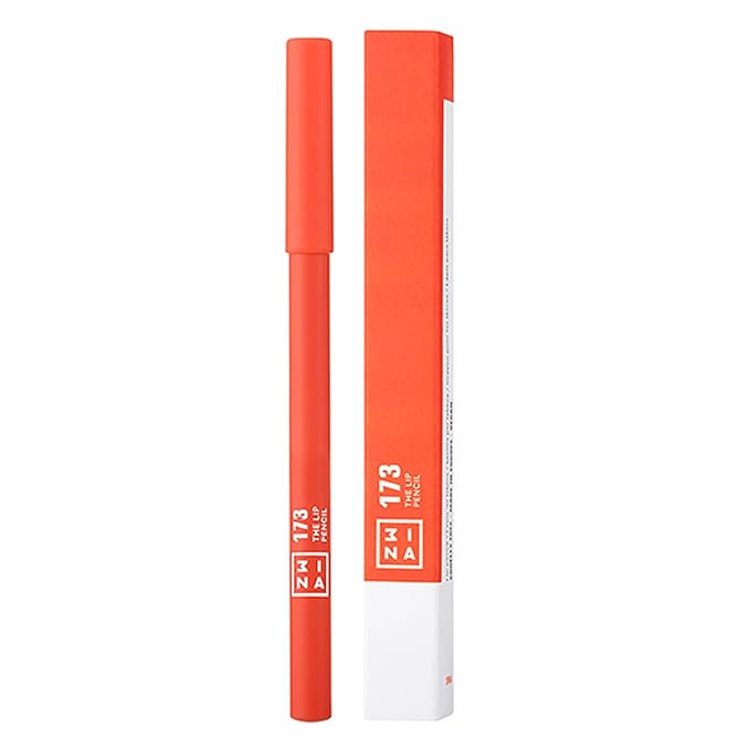 3INA The Lip Pencil 173 - Contours Smoothly - Provides Excellent Coverage - Super Soft, Blendable, Hydrating Formula - Smooth And Long Wearing Effect - Can Be Worn Alone - Easy To Apply - 0.04 Oz