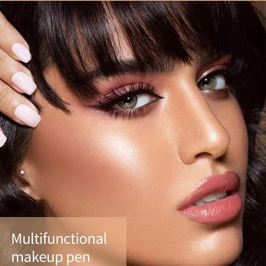 Multi functional cosmetic pen Liquid highlight powder blusher cosmetic pen Face makeup (02#)