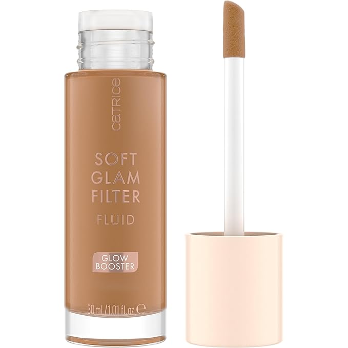 Catrice | Prime & Fine Illuminating Dewy Glow Spray & Soft Glam Filter Fluid 065 Bundle | Full Coverage Makeup | Vegan & Cruelty Free