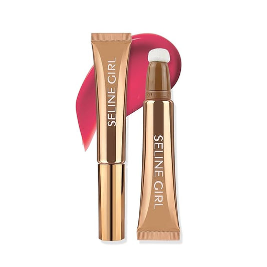 3-IN-1 Liquid Contour Stick, Highlighter & Blush & Contour Stick, Highlighter Stick Makeup, Multi-Purpose Contour Makeup, Cream Contour Long Lasting and Waterproof Cosmetic #08