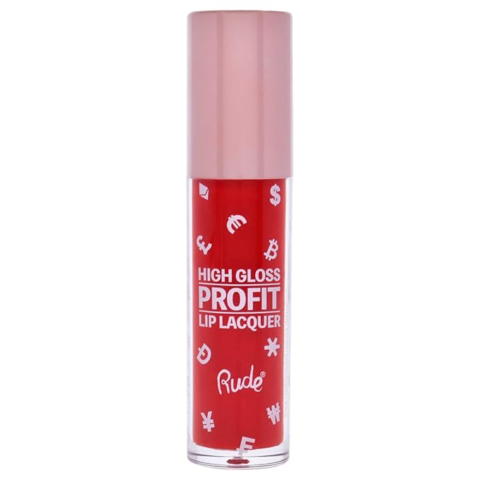 Rude Cosmetics High Gloss Profit Lip Lacquer - Ethereum Lip Gloss Women 0.141 oz