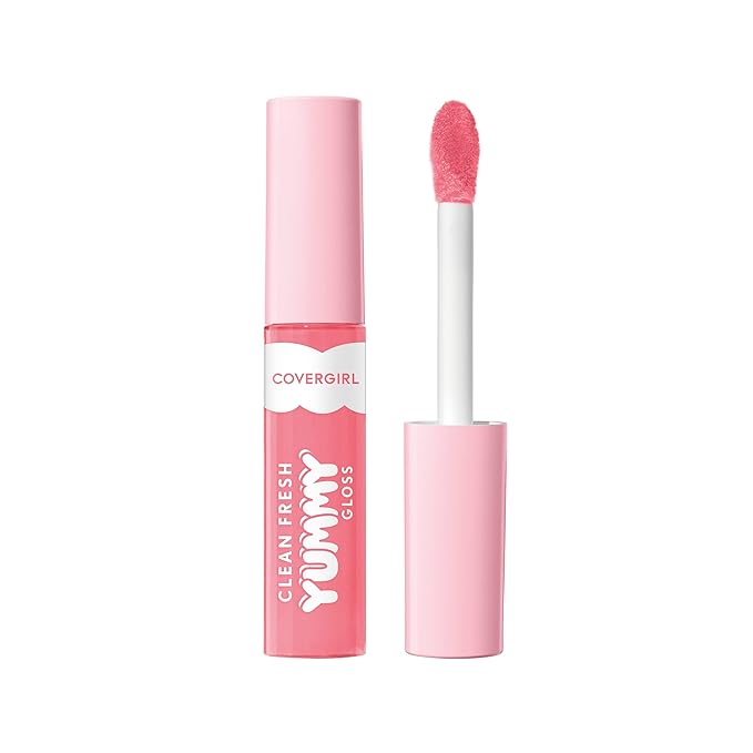 COVERGIRL Clean Fresh Yummy Lip Gloss, Sheer, Natural Scents, Vegan Formula - Havana Good Time