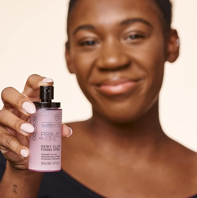 Catrice | Prime & Fine Illuminating Dewy Glow Spray & Soft Glam Filter Fluid 010 Bundle | Full Coverage Makeup | Vegan & Cruelty Free