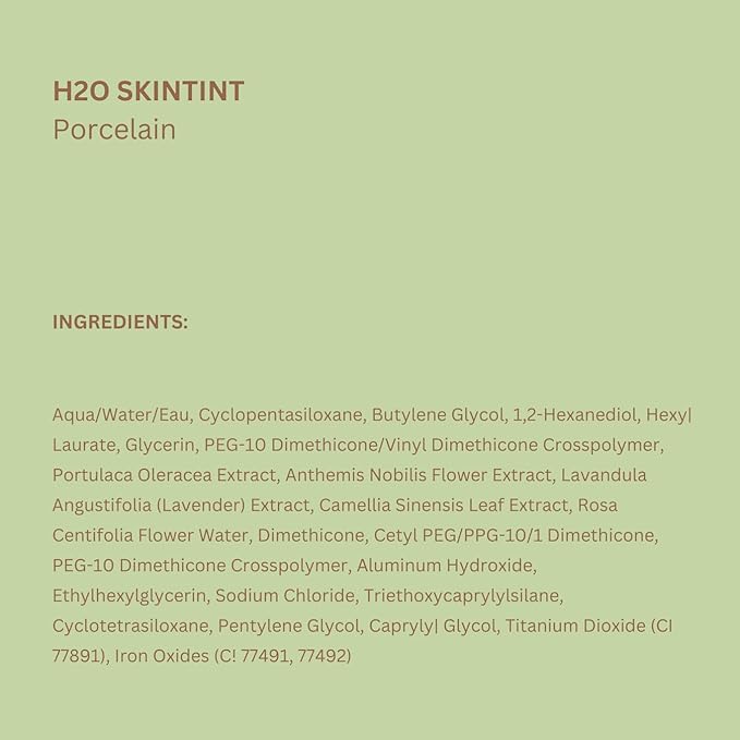 Pixi Beauty H2O SkinTint Tinted Face Gel, 1.2 fl oz / 35 ml, Porcelain