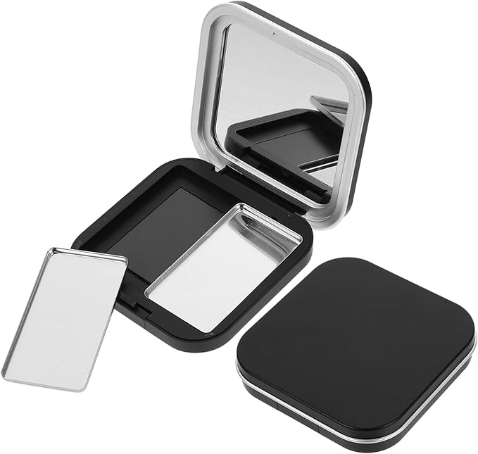 2 Pcs Empty Magnetic Eyeshadow Palettes for DIY Cosmetics - Lipstick, Blush, Powder