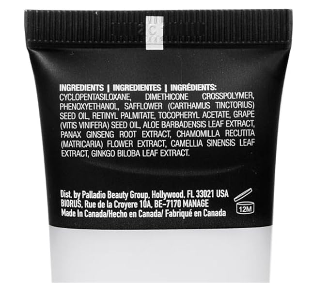 Palladio Foundation Primer, Lightweight and Velvety Primer with Aloe Vera and Chamomile, Wear Alone or As Foundation Base, Minimizes Fine Lines and Pores, Helps Makeup Last Longer, 0.674 oz