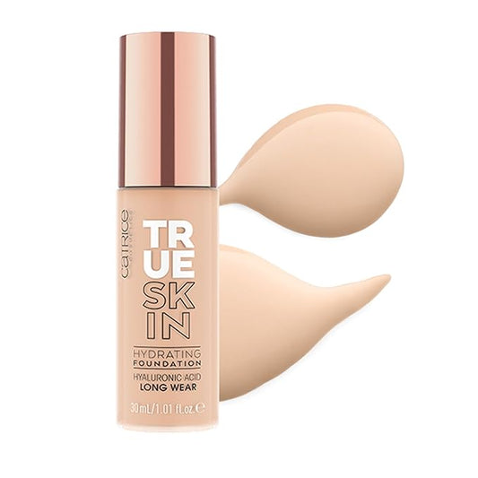 Catrice | True Skin Foundation 04 & Prime & Fine Dewy Glow Spray Bundle | Full Coverage Makeup | Vegan & Cruelty Free