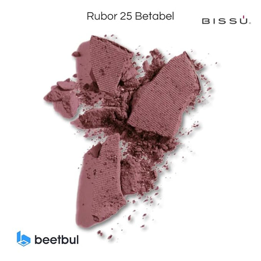 Bissú Blush 4g c/u, Intense Pigmentation, Soft Texture, Matte and Satin Finishes (25 Betabel)