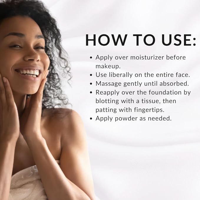 Shine Away Oil Blotting Primer by Flori Roberts, Long Lasting Oil and Shine Control, Flawless Complexion for Women of Color or Darker Skin Tones