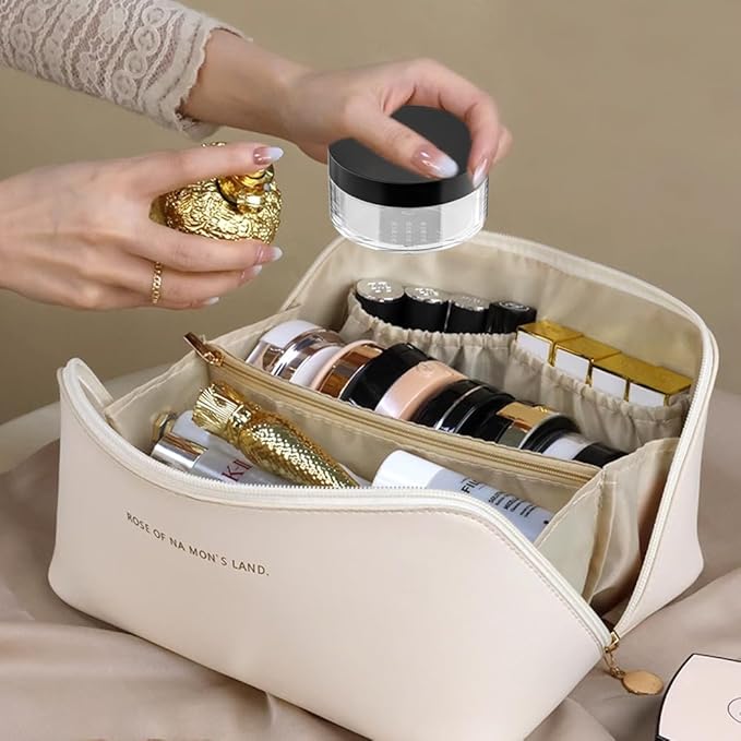 4 Packs 10ml/0.34oz Portable Loose Powder Container Makeup Case Travel Kit with Rotatable Sifter and Black Screw Lid