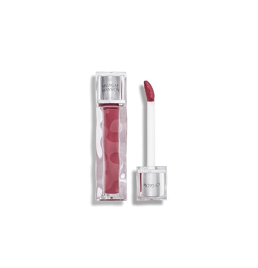 Icy Glow Lip Tint – Vegan Collagen, No-Stain, Hydrating Gloss, (K-Beauty) Makeup, Red & Tinted Shades (04 DIVINE, 0.18 Fl oz)