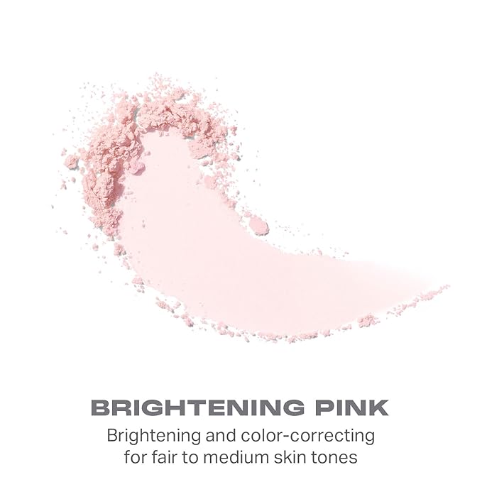 Morphe Bake & Set Setting Powder - Lightweight, Talc-Free Finishing Powder for Face Makeup with a Soft, Natural Finish - Minimizes Shine for Up to 24HR - Brightening Pink (0.31 oz)