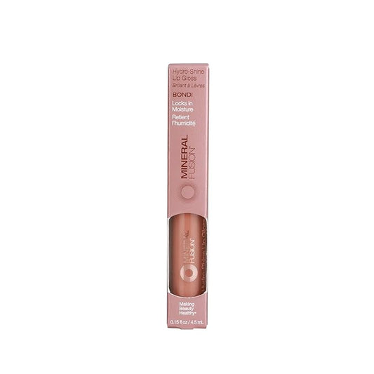 Mineral Fusion HydroShine Lip Gloss, Bondi, 0.15 Ounce