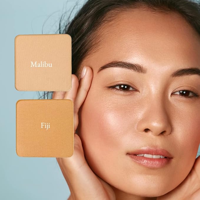 Pressed Powder Foundation + Blush | Malibu + Rendezvous | For Medium Skin Tones