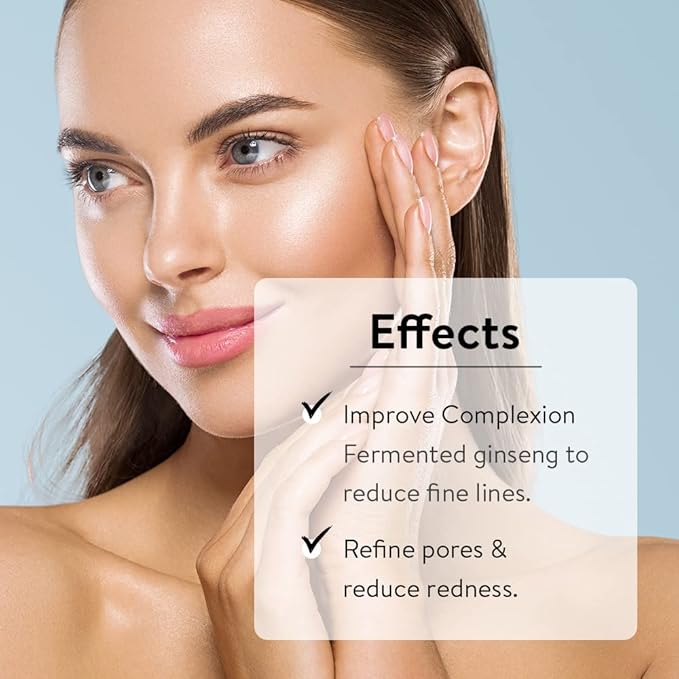 Emani Miracle 7-in-1 Primer and Serum for Face with Ginseng, Hyaluronic Acid, Silicone Free for Sensitive Skin, Pore-Minimizing, Brightening, Smoothing Makeup Base