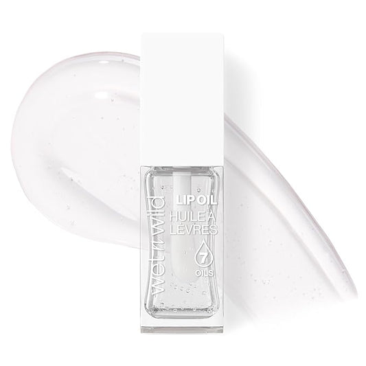 wet n wild Lip Oil - Lightweight, Non-Sticky, Hydrating & Nourishing Formula with 7 Conditioning Oils, Vegan & Cruelty-Free - Crystal Ball