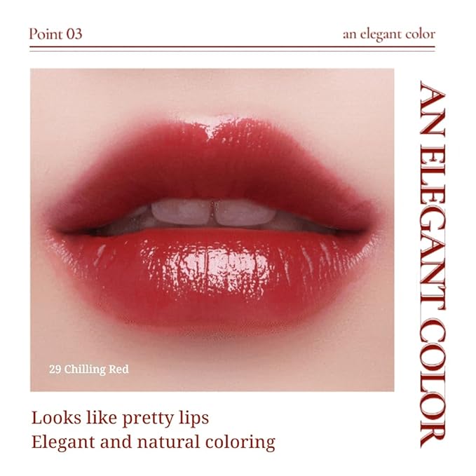 VINNE Plumping Glow Tint Lip Balm: Makeup Vegan-Certified by Italy's V-LABEL, 5-in-1 Function with (Intense Cherry)