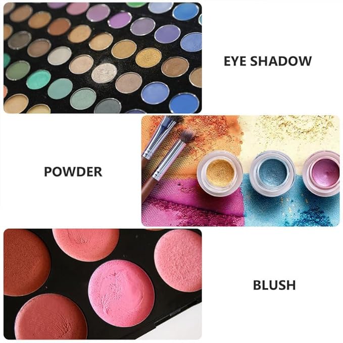 Hemoton DIY Eyeshadow Palette,Small Empty Magnetic Makeup Palette,Makeup DIY Pallet,Portable ABS Storage Case for Eyeshadow,Blush,Powder,and More