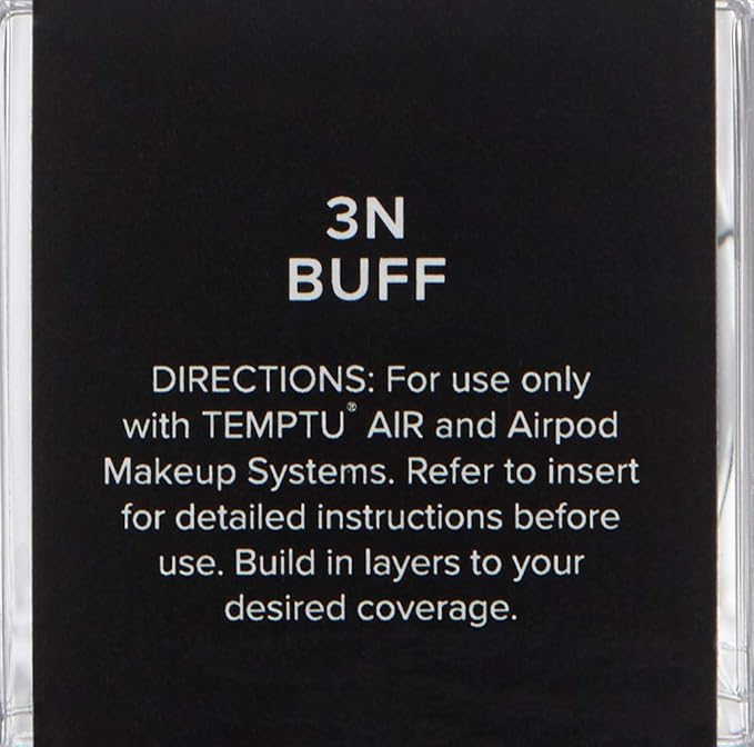 TEMPTU Perfect Canvas Airbrush Foundation Airpod: Anti-Aging Long-Wear Makeup, Buildable Coverage Semi-Matte, Natural Finish