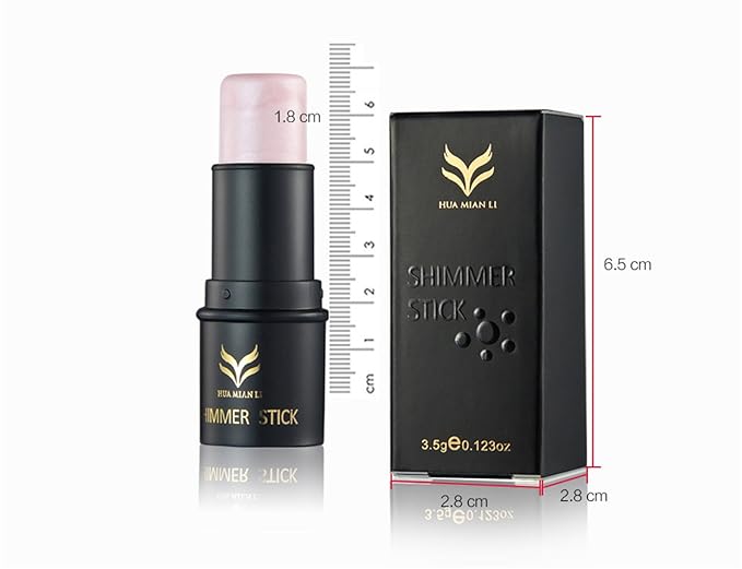 Illuminator Face Highlighter Makeup Sticks Pearl Shimmer Whitening Cream Shimmer Contouring Stick Foundation Stick Face Eye Nose Concealer Pen #1