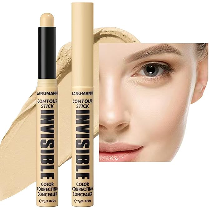 2 in 1 highlighter stick makeup Face Shaping Contouring Stick Natural Coverage Brightening Lightweight Moisturizing Long Lasting Waterproof # 01