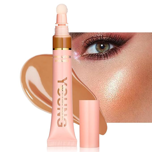 YOUNG VISION Liquid Contour Wand - Contour Makeup for Sculpting, Bronze Finish, 0.33 fl oz