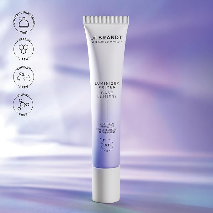 Dr. Brandt Pores No More Luminizer Primer - Blurs the Appearance of Pores & Imperfections, Provides a Smooth Canvas for Foundation + a Glowing, Flawless Complexion - 1 fl oz, Pack of 2