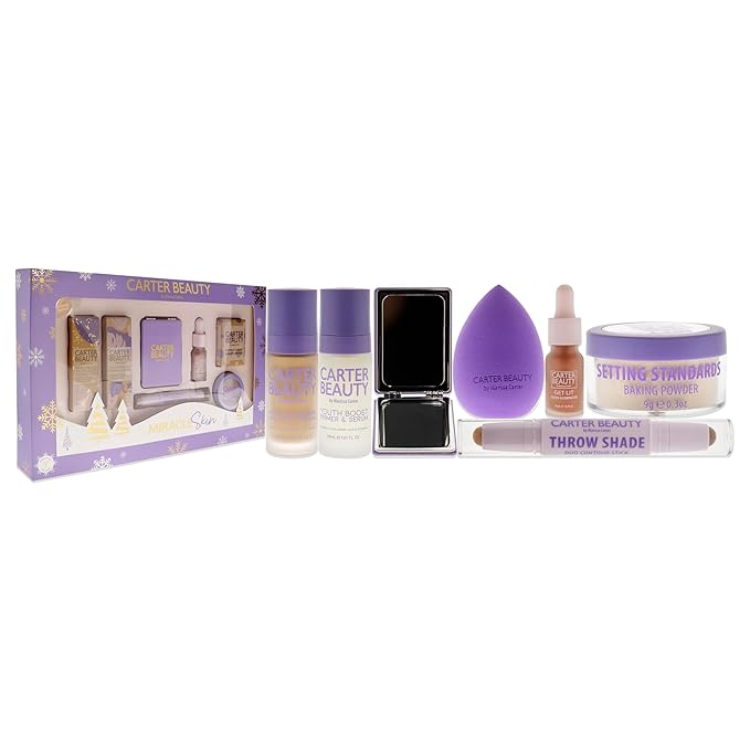 Carter Beauty Miracle Skin Set - Creme Brulee for Women 7 Pc