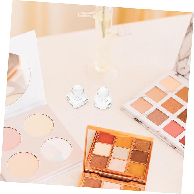 MERRYHAPY 2pcs Eyeshadow Pressing Tool Makeup Palette Lipstick Palette Highlighter Eye Shadow Makeup Eyeshadow Makeup Supplies Depotting Makeup Containers Transparent Plastic