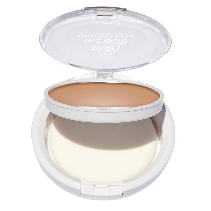 J.CAT BEAUTY Skin Bloom Cream to Powder Compact, Taupe, Women's Makeup and Accessories